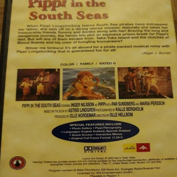 Pippi Longstocking: 3 pack! [Blu-ray] Widescreen - Picture 6 of 7